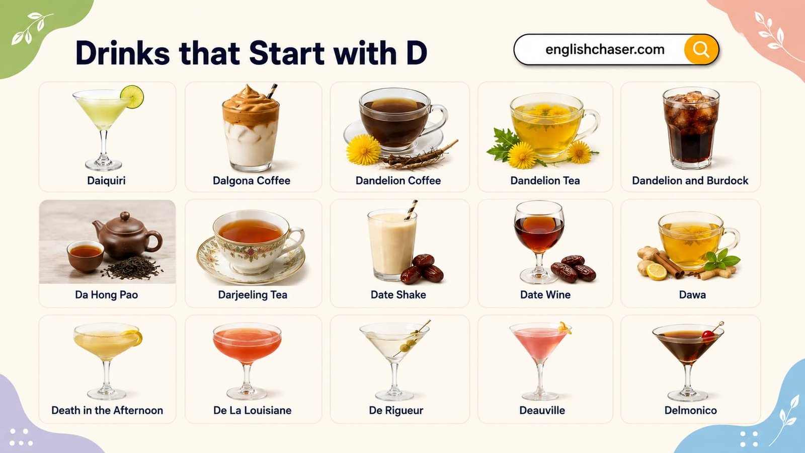 150+ Delicious Drinks that Start with D with Names and Pictures