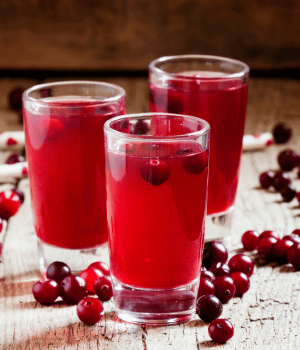 Cranberry Juice  - Drink that Beginning with C