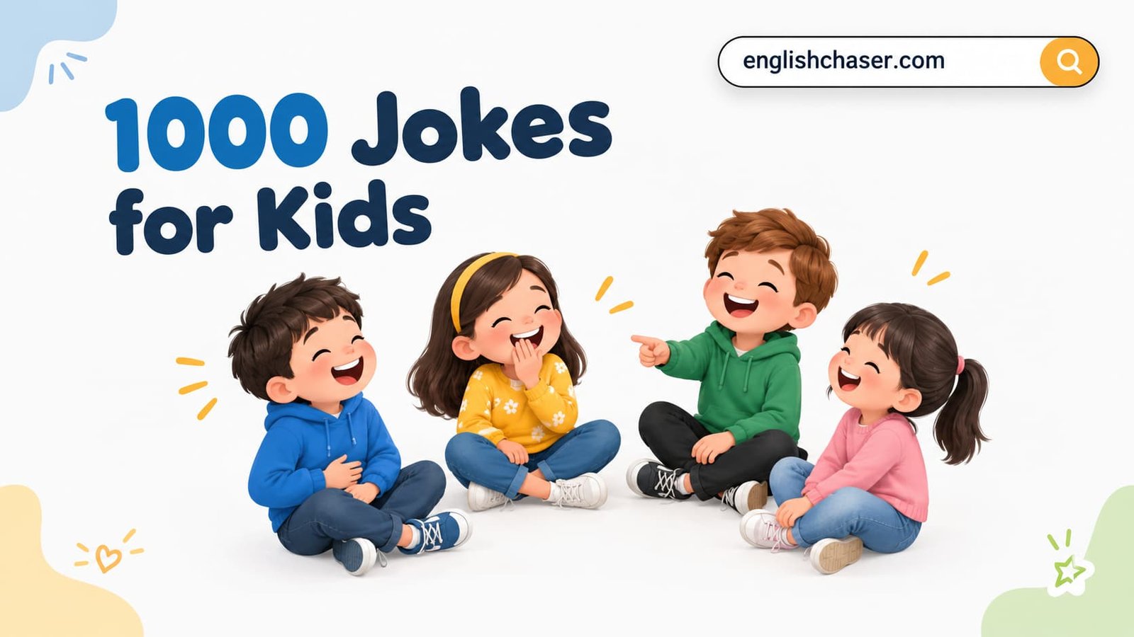 1000 Useful Funny Jokes for Kids in English with Pictures