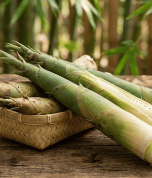 Bamboo shoots - vegetables that begins with B
