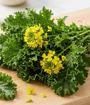 Frilled Mustard Greens - Vegetable Starting with F