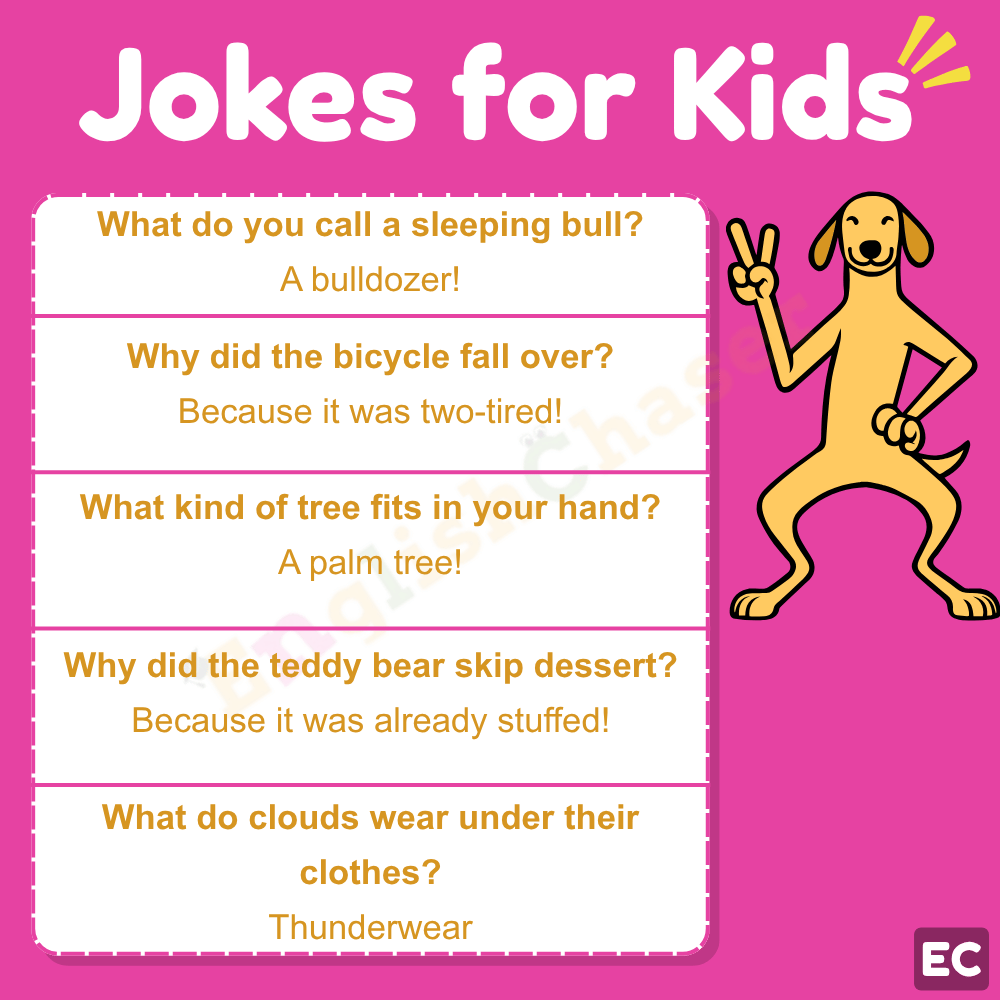 Funny Jokes for Kids With Pictures