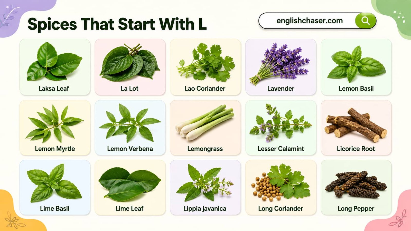 List of Spices That Start With L With Pictures and Explanation